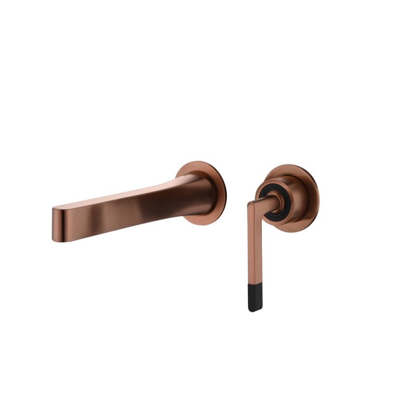 Смеситель для раковины Boheme Duo С ВНУТРЕННЕЙ ЧАСТЬЮ, BRUSHED BRONZE 165-BRB