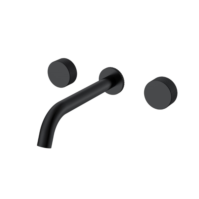 Встраиваемый смеситель BOHEME Stick ручка Touch черный 152-2-B.2